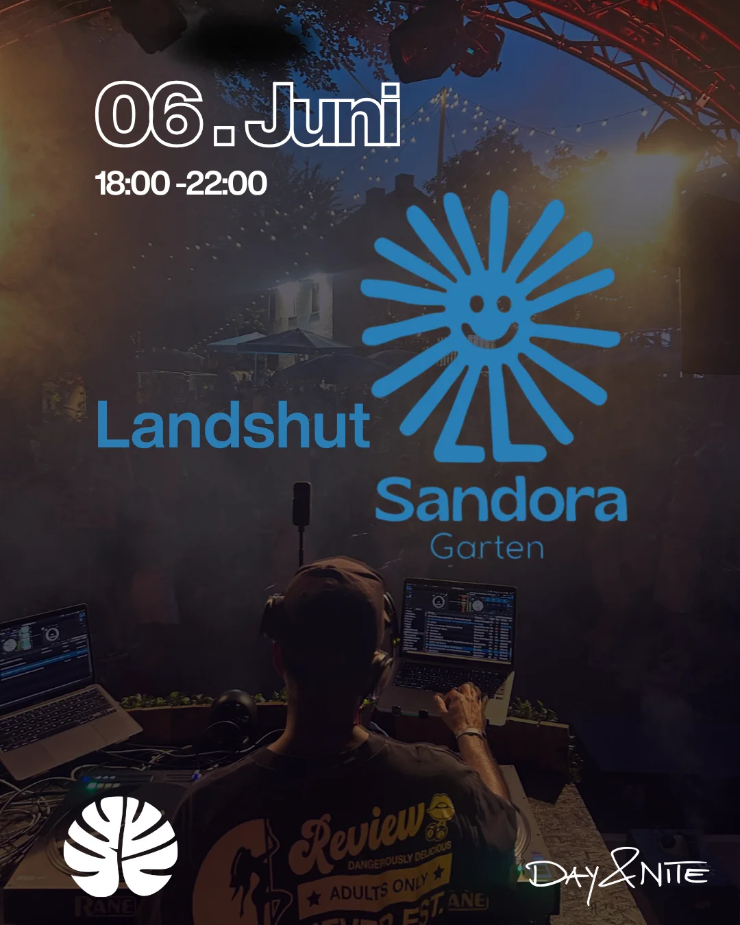 Baila Verde Reggaeton Party im Sandora Garten Landshut — Flyer